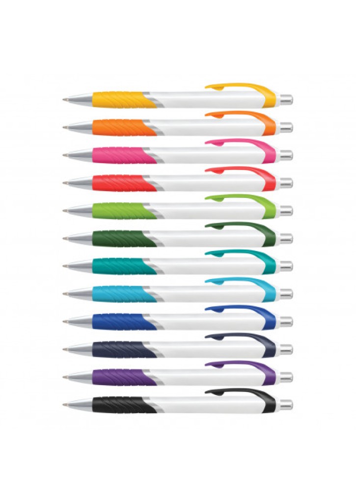 Jet Pen -  White Barrel