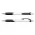 Jet Pen -  White Barrel - Black