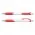 Jet Pen -  White Barrel - Red