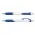 Jet Pen -  White Barrel - Dark Blue