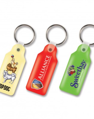Flexi Resin Key Ring - Rectangle