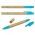 Kraft Pen Highlighter - Natural/Light Blue