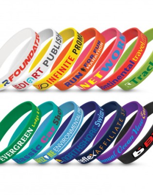 Silicone Wrist Band - Indent