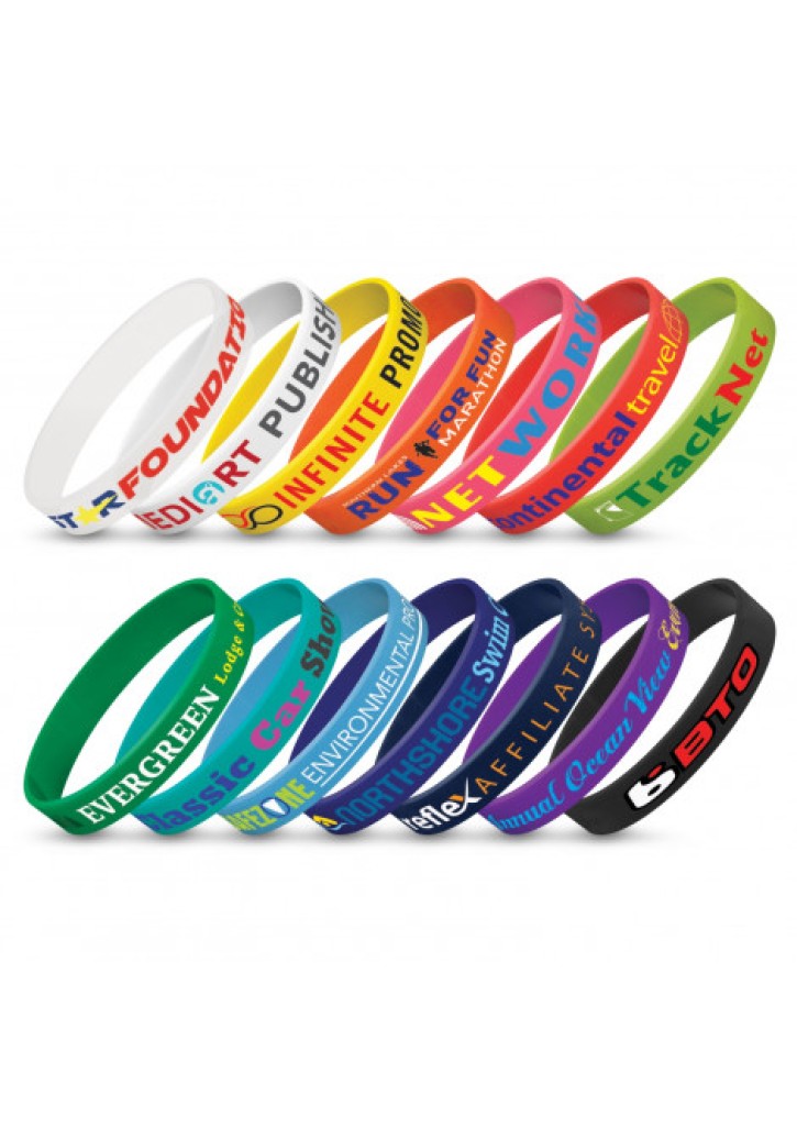 Silicone Wrist Band - Indent