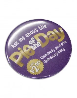 Button Badge Round - 75mm