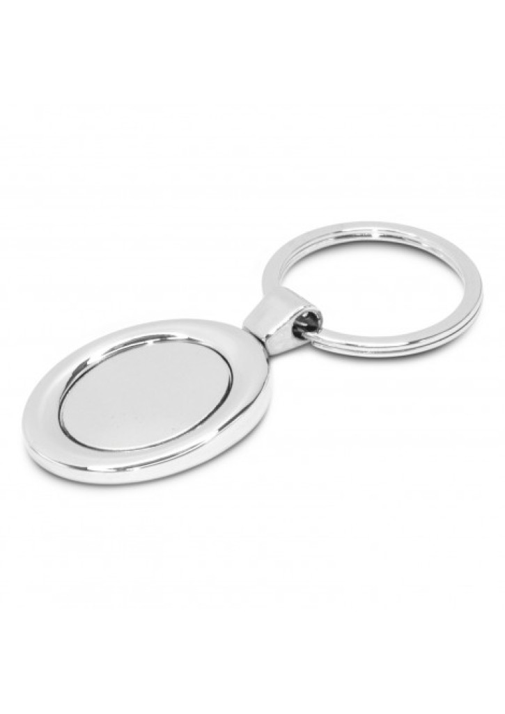 Oval Metal Key Ring