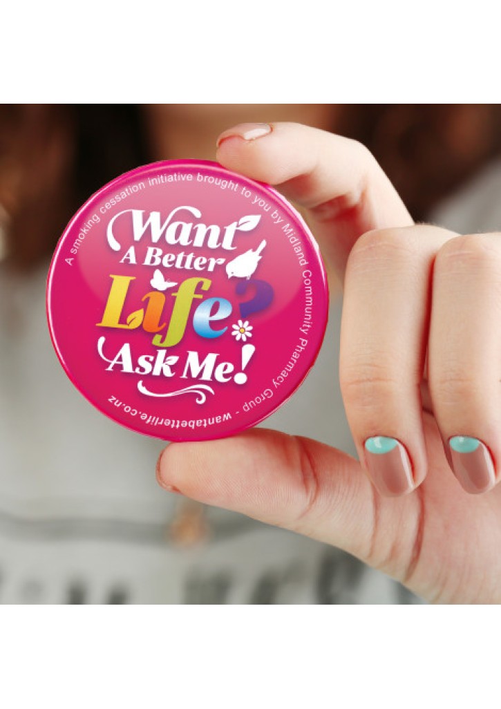 Button Badge Round - 90mm