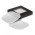 Clarion Coaster Set - Frosted Clear