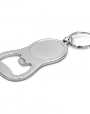 Chevron Bottle Opener Key Ring