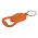 Chevron Bottle Opener Key Ring - Matt Orange