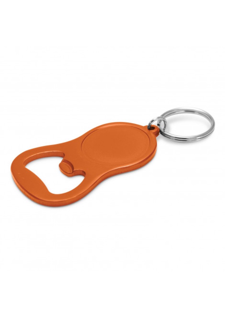 Chevron Bottle Opener Key Ring