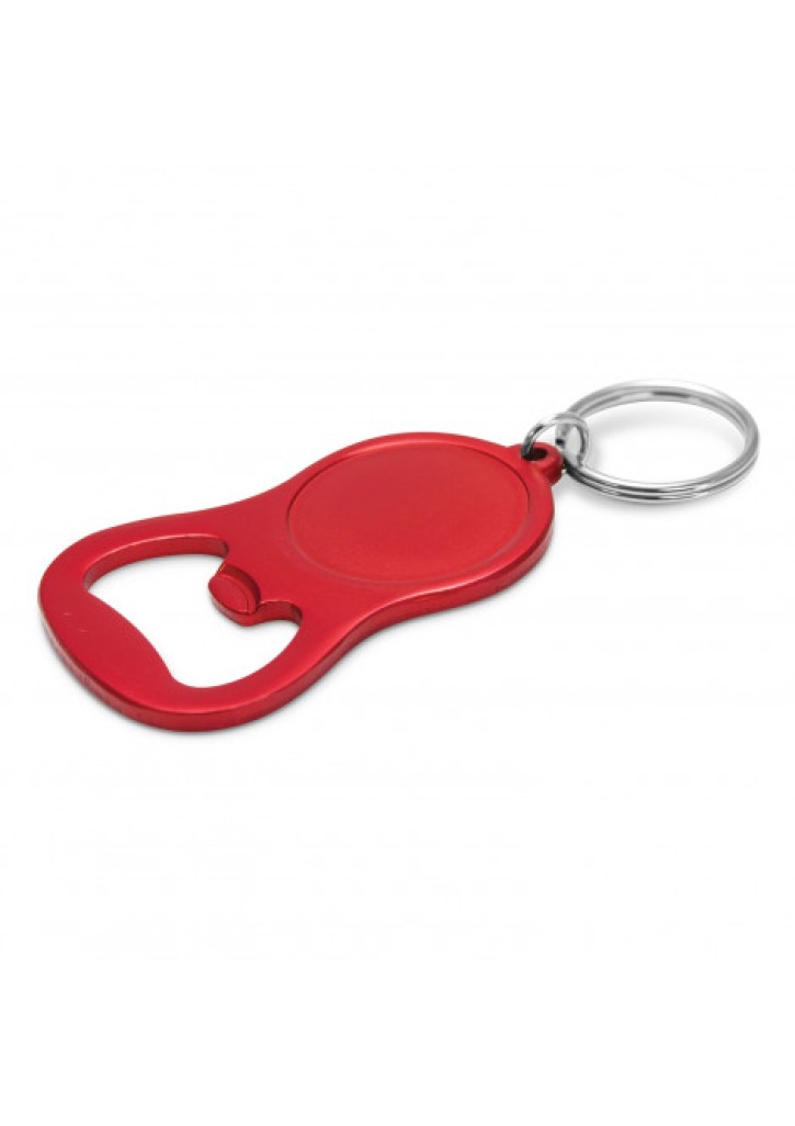 Chevron Bottle Opener Key Ring