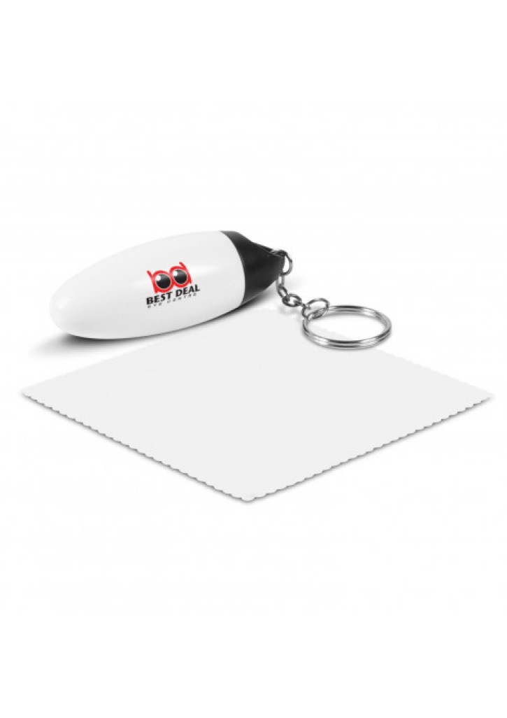 Microfibre Cloth Key Ring