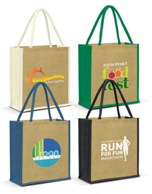 Lanza Jute Tote Bag