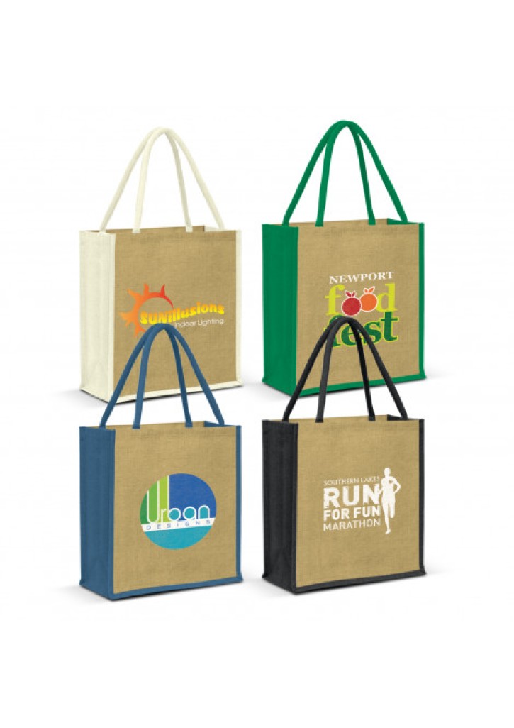 Lanza Jute Tote Bag