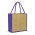 Monza Jute Tote Bag - Purple