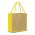 Monza Jute Tote Bag - Yellow
