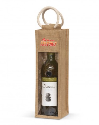 Serena Jute Wine Carrier