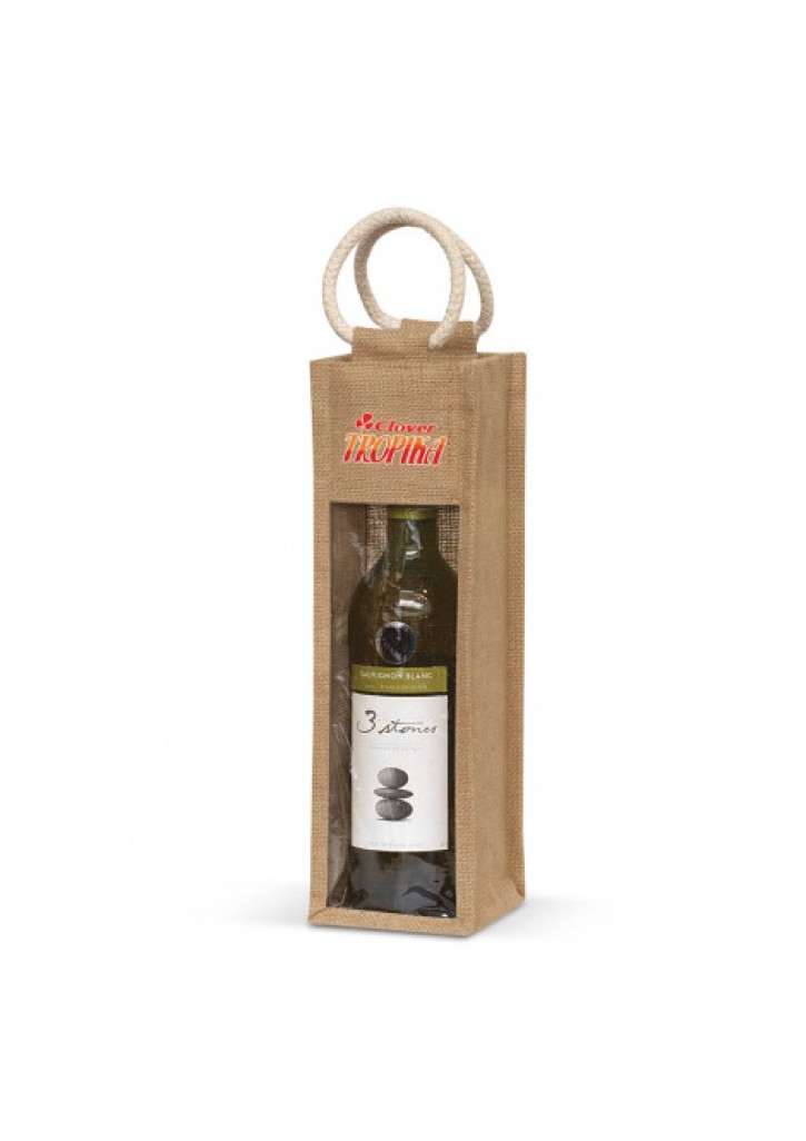 Serena Jute Wine Carrier