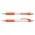 Cleo Pen - White Barrel - Orange