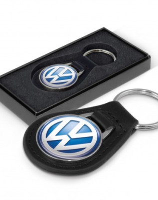 Baron Leather Key Ring - Round
