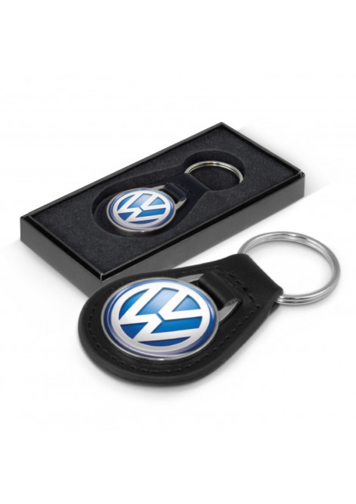 Baron Leather Key Ring - Round