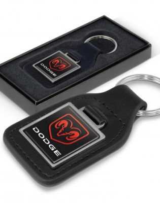 Baron Leather Key Ring - Square