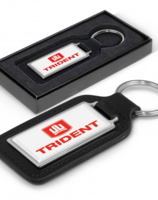Baron Leather Key Ring - Rectangle