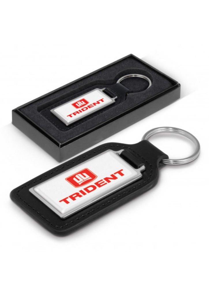 Baron Leather Key Ring - Rectangle