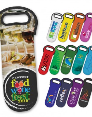 Neoprene Wine Cooler Bag - Full Colour