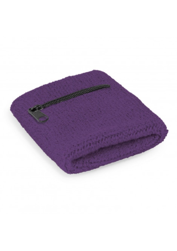 Wrist Sweat Band with Pocket