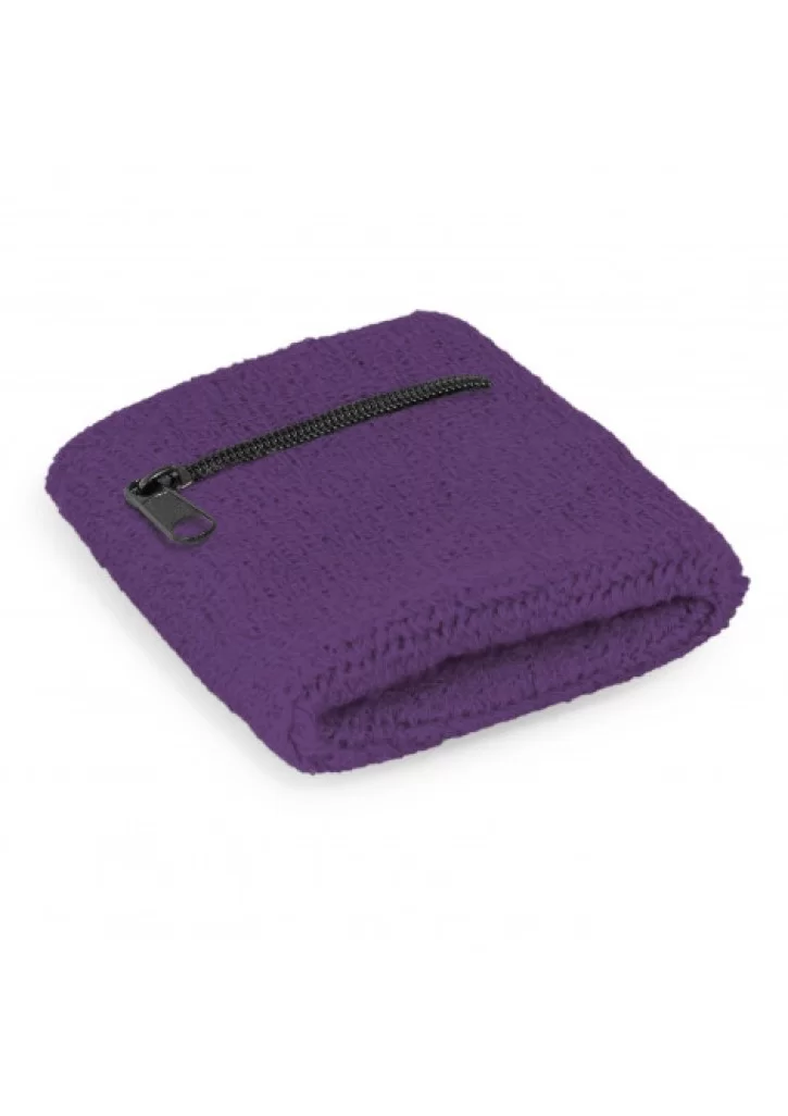 Wrist Sweat Band with Pocket