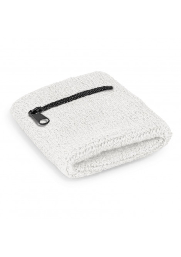Wrist Sweat Band with Pocket
