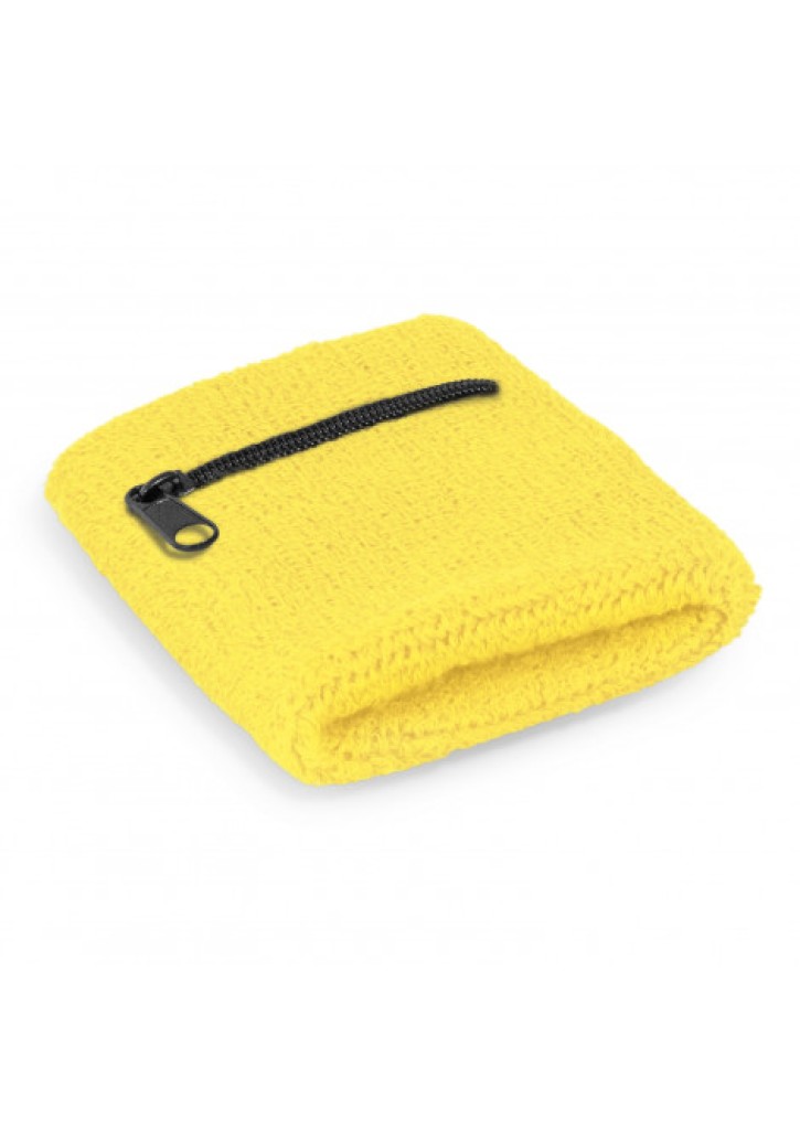 Wrist Sweat Band with Pocket