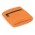 Wrist Sweat Band with Pocket - Orange