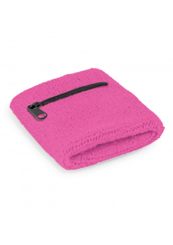 Wrist Sweat Band with Pocket