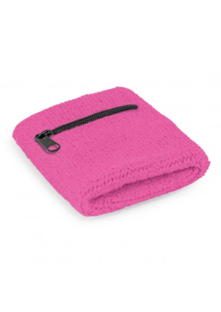 Wrist Sweat Band with Pocket