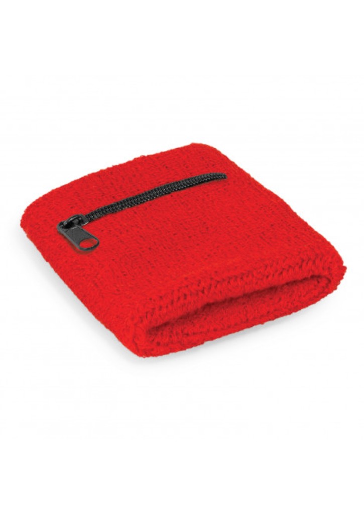 Wrist Sweat Band with Pocket