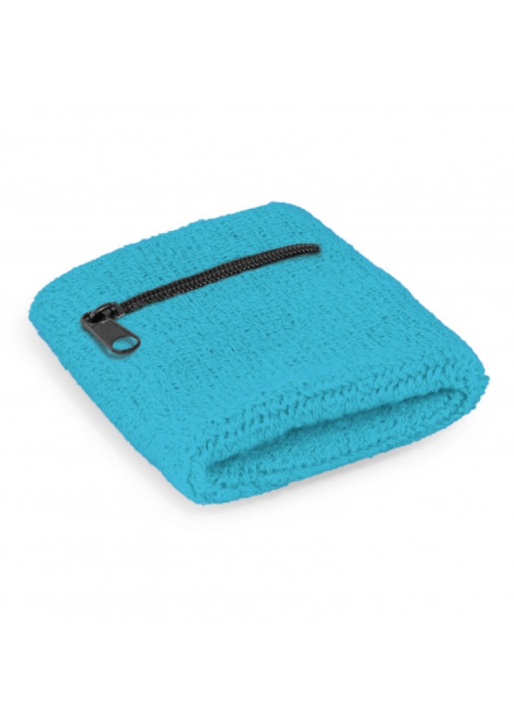 Wrist Sweat Band with Pocket