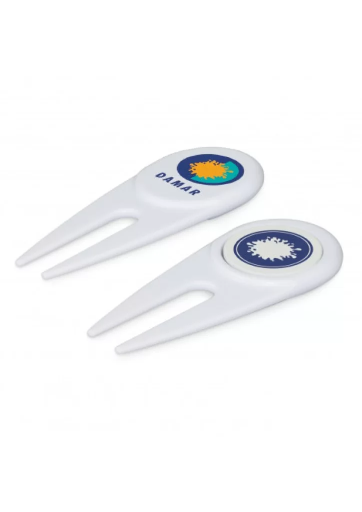 Golf Divot Repairer with Marker