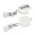 Alta Retractable ID Holder - White