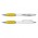 Vistro Pen - White Barrel - Yellow