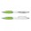 Vistro Pen - White Barrel - Bright Green