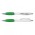 Vistro Pen - White Barrel - Dark Green