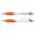 Borg Pen - White Barrel - Orange