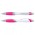 Borg Pen - White Barrel - Pink
