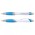 Borg Pen - White Barrel - Light Blue