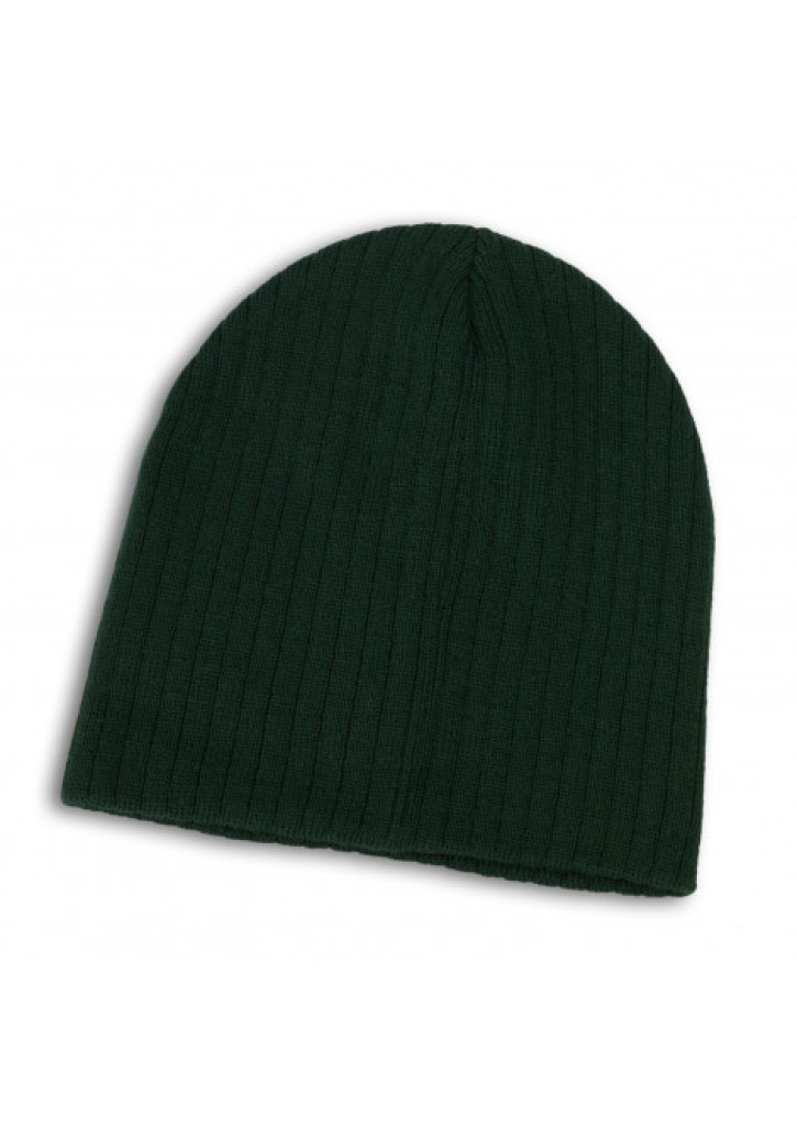Nebraska Cable Knit Beanie