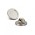 Altura Lapel Pin - Round Small - Silver