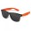 Malibu Premium Sunglasses - Black Frame - Orange